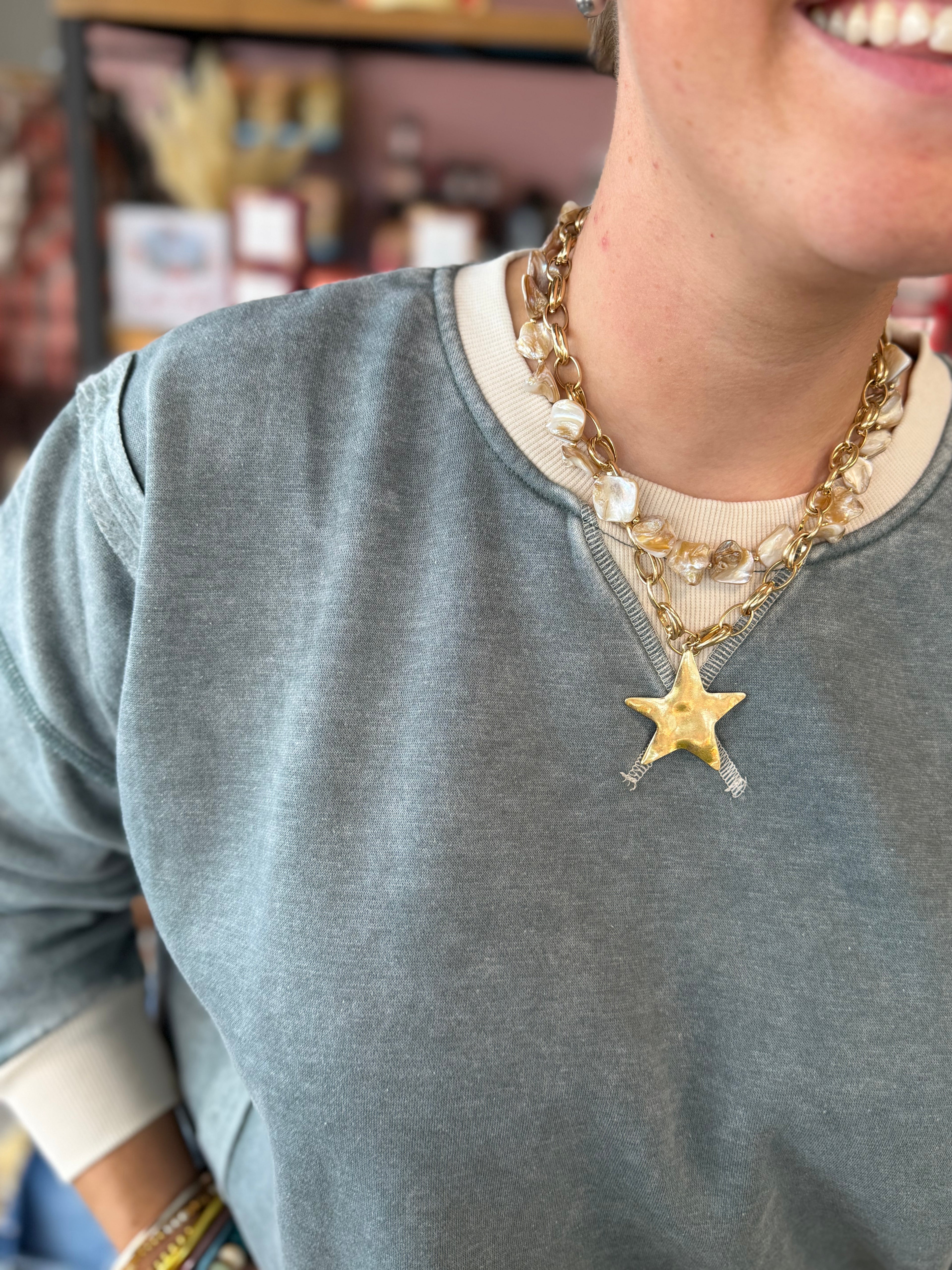 Wherever You Wander Top in Ash Jade