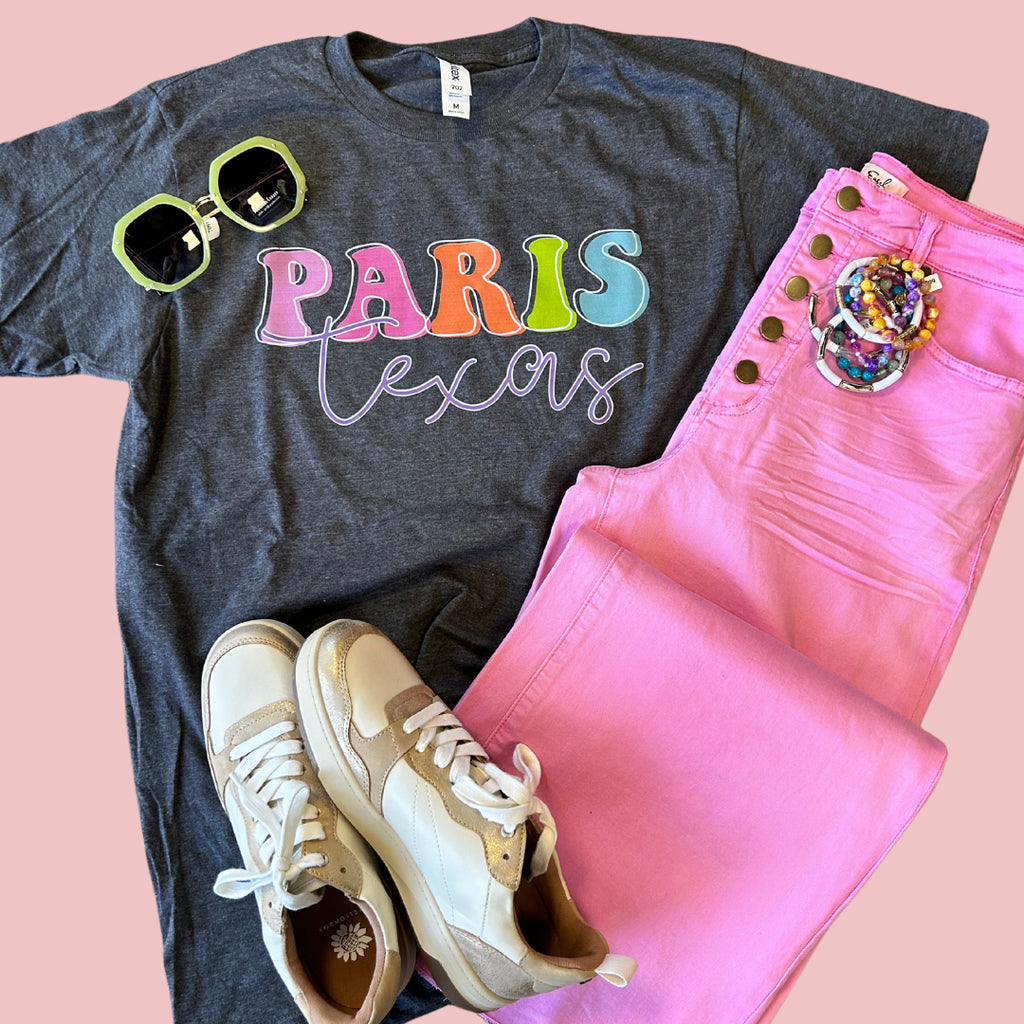 Colorful Paris, TX Tee