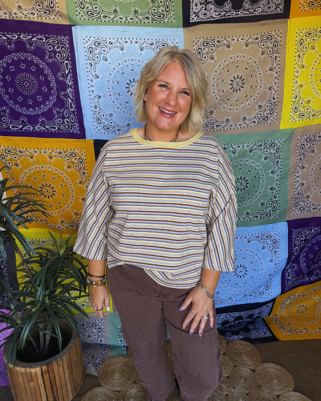 Easy Rider Stripe Top