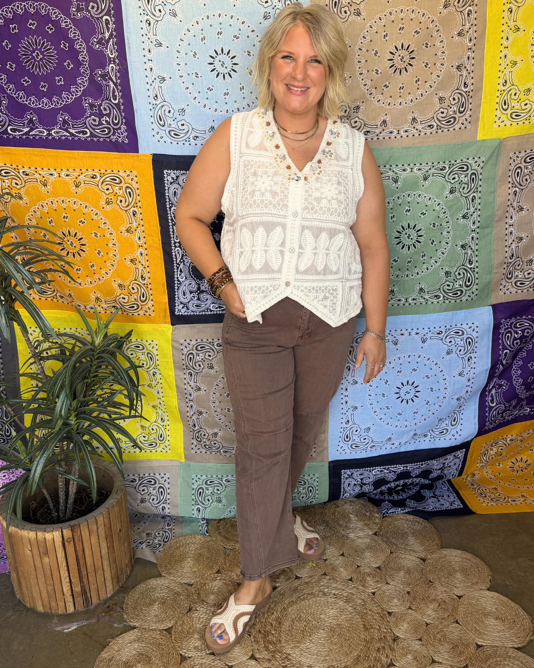 Honey Blossom Vest