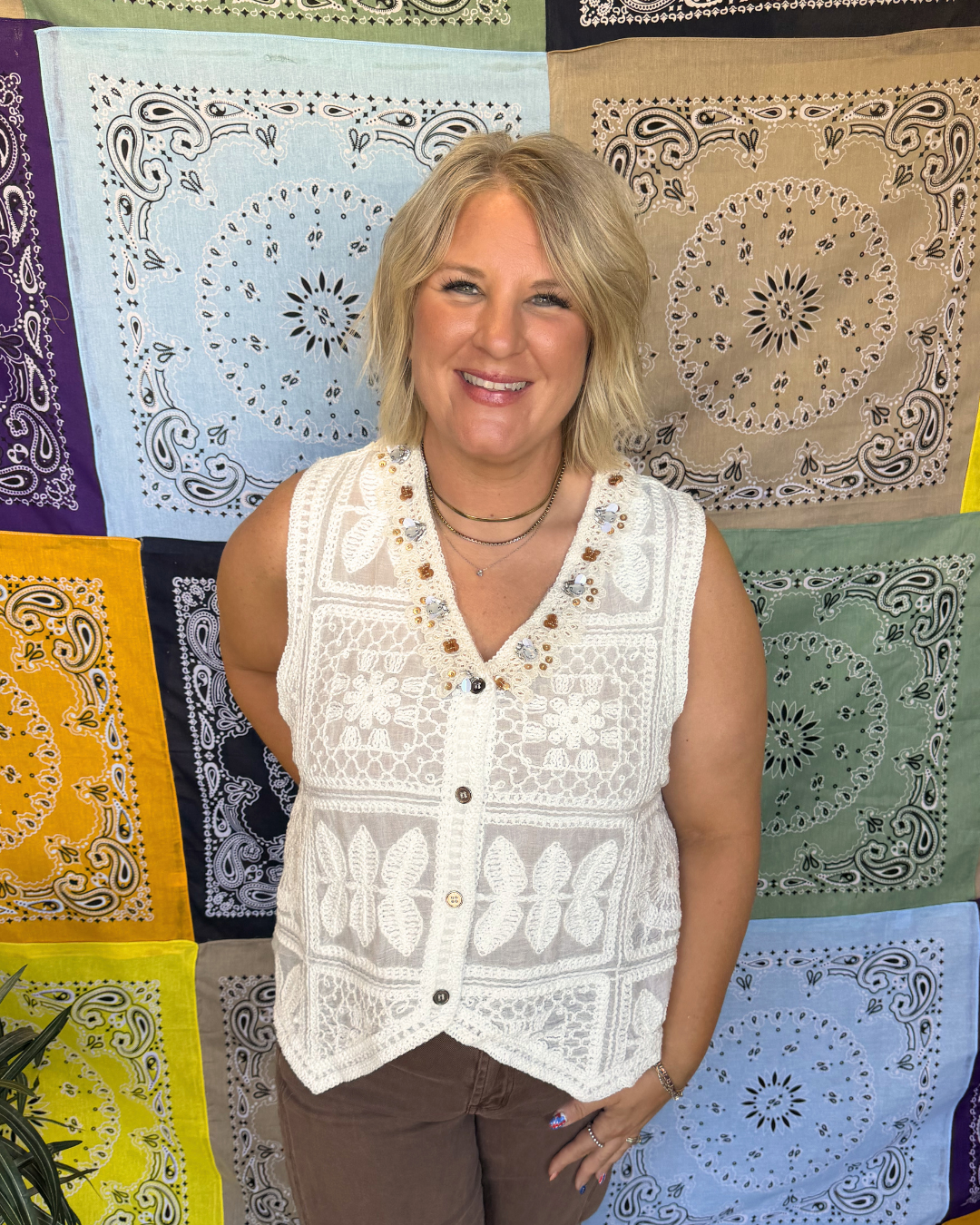 Honey Blossom Vest