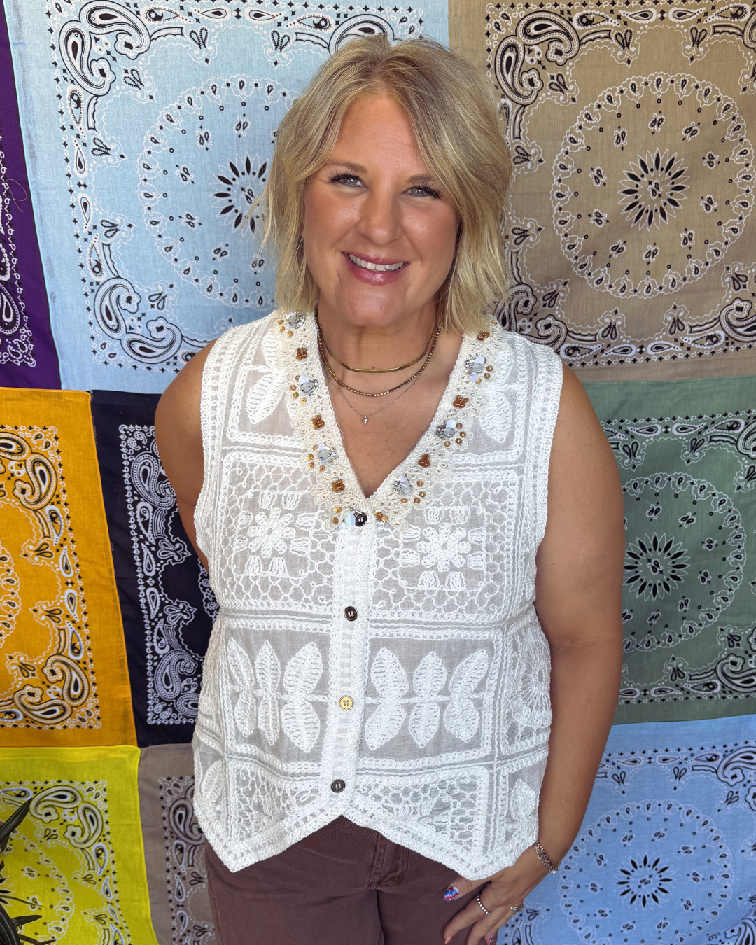 Honey Blossom Vest