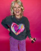 Painted Heart Sweatshirt