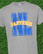 Boys Stripe Varsity Spirit Letter Tee
