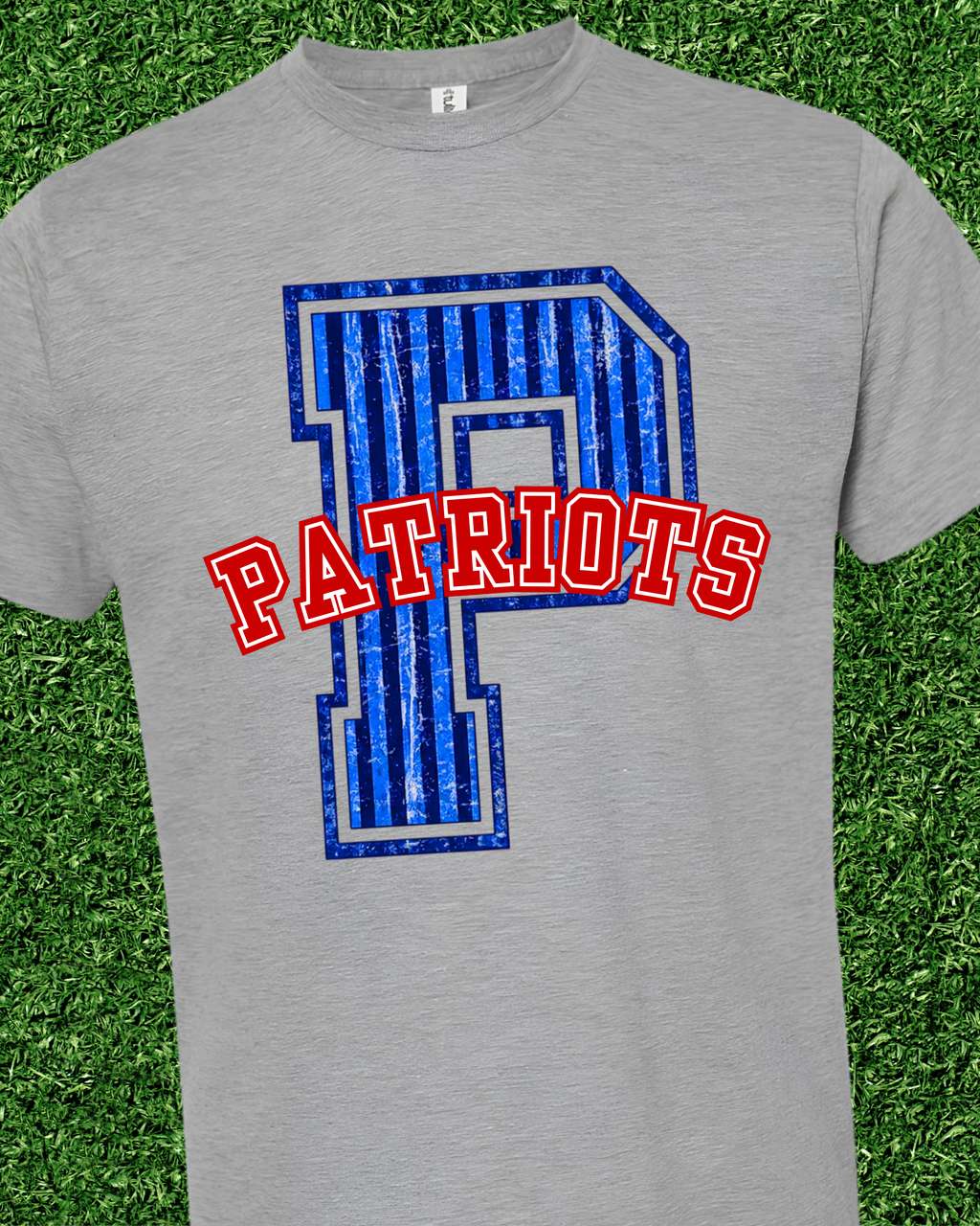 Boys Stripe Varsity Spirit Letter Tee