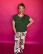 After Sunset Sweater in Army Green