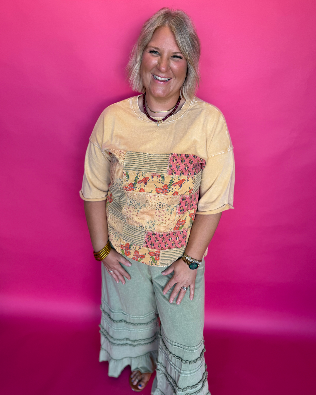 Patchwork Day Top