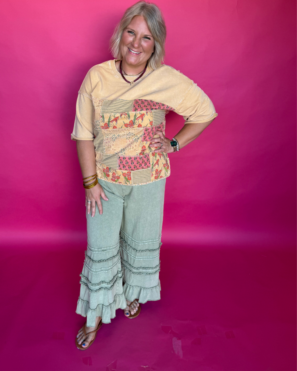 Patchwork Day Top