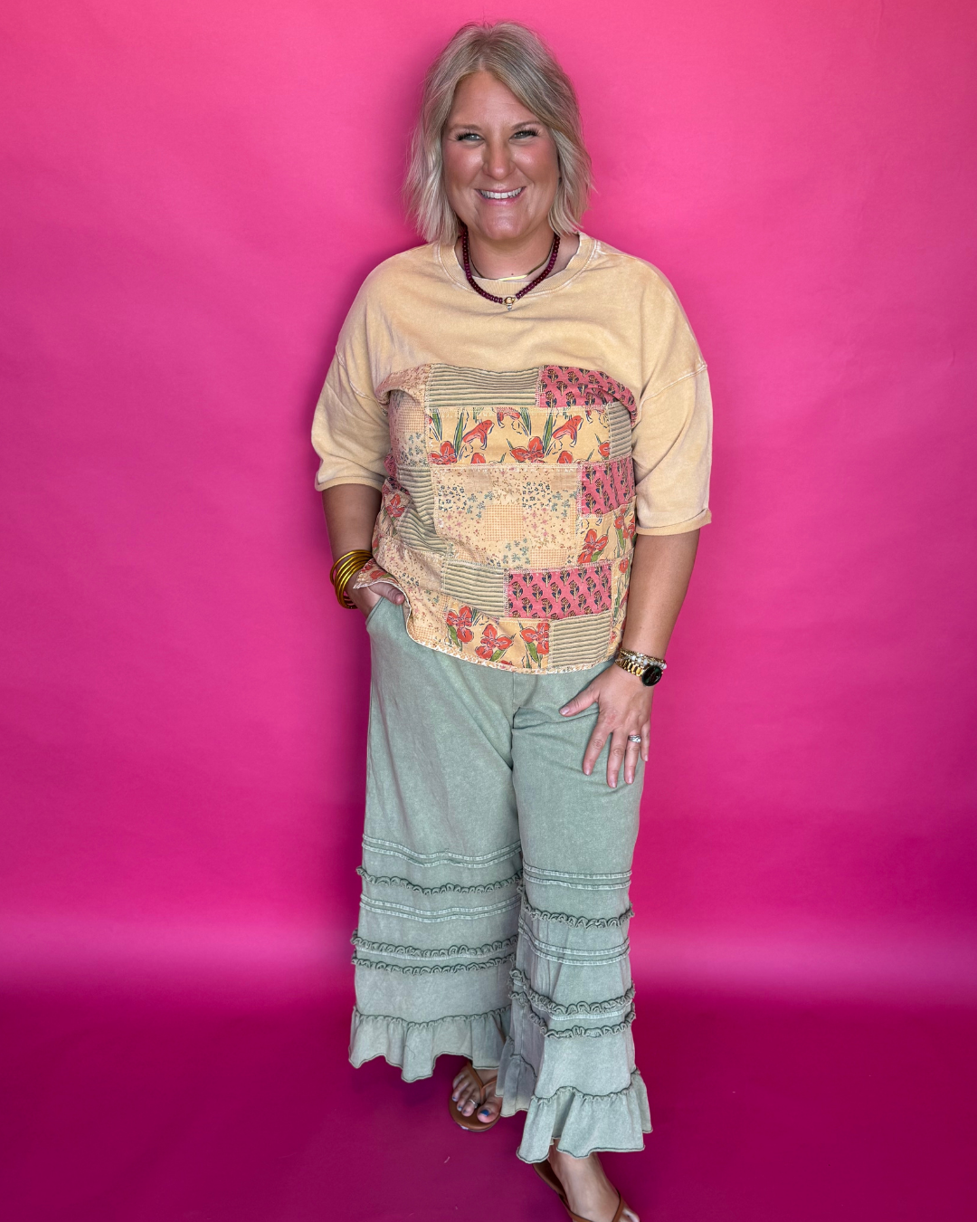 Patchwork Day Top