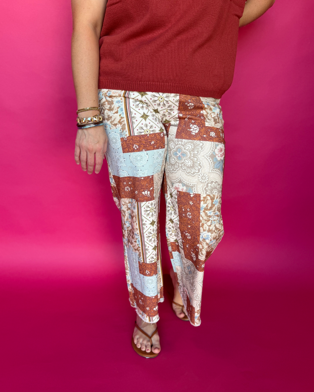 Collected Patchwork Denim Pants