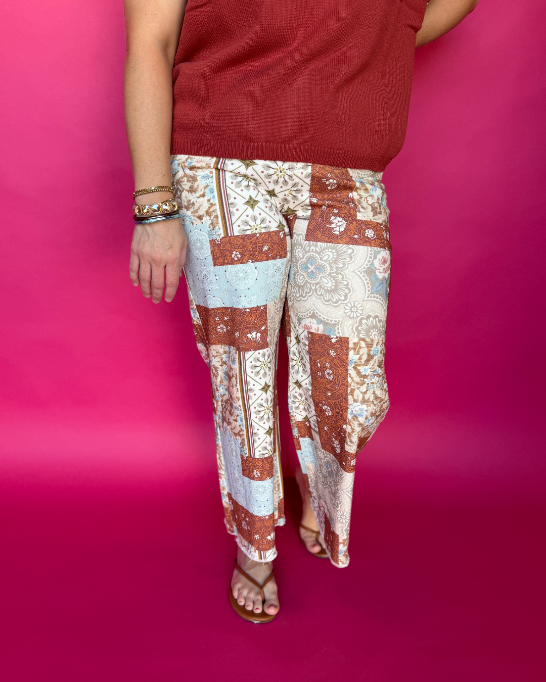 Collected Patchwork Denim Pants