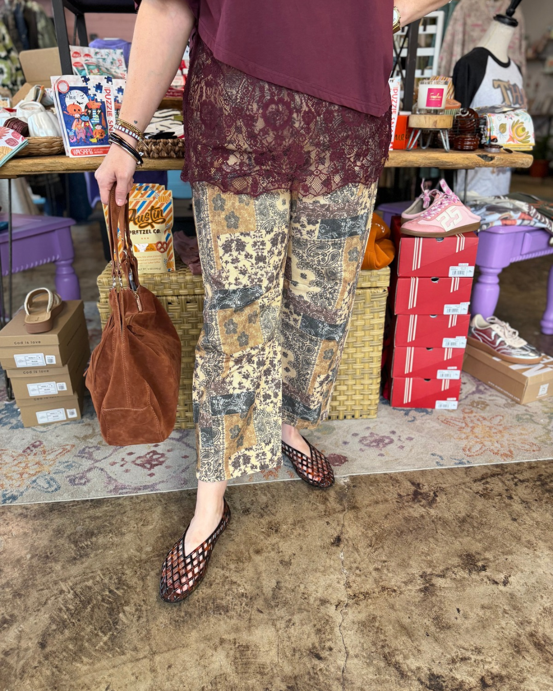 Storybook Print Pants