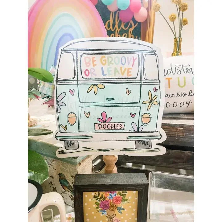 Be Groovy Decorative Topper