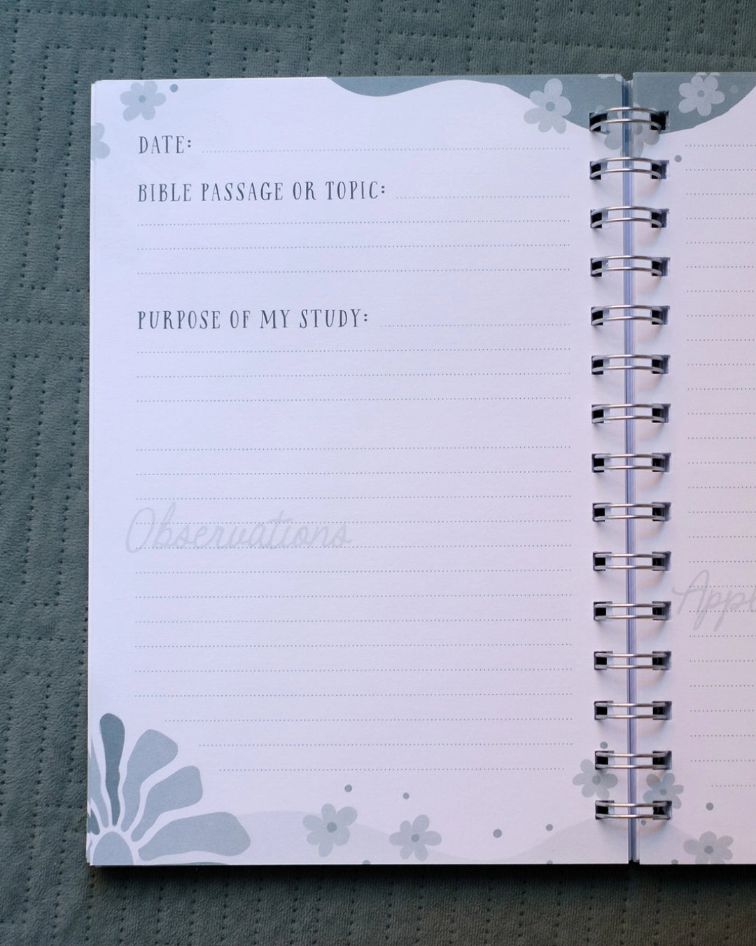 Taking Your Time Through the Bible Study Journal