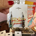 Natural Stone Beaded Earrings in Laboradite