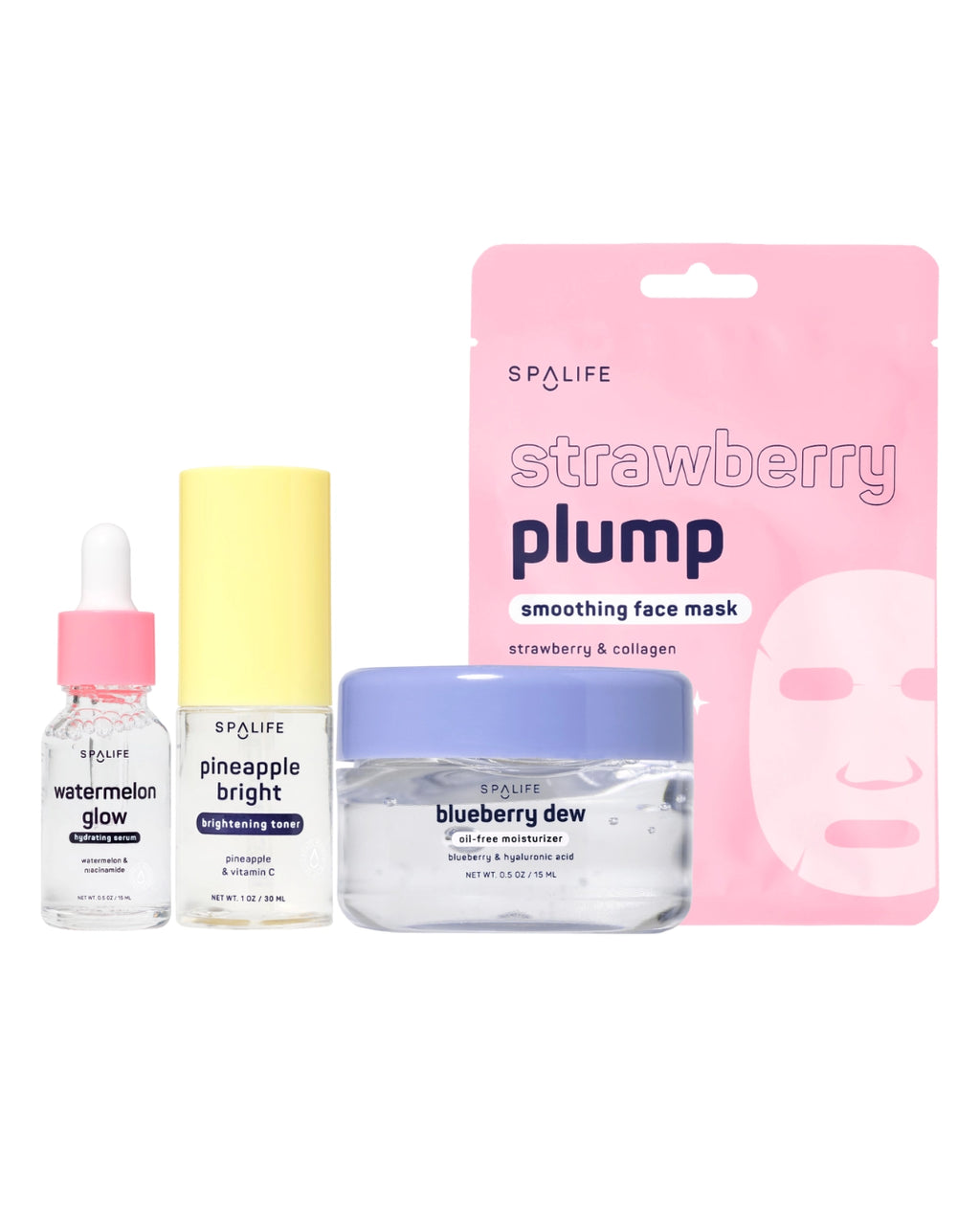 Spalife Glow Goals Glass Skincare Gift Set – 4pc