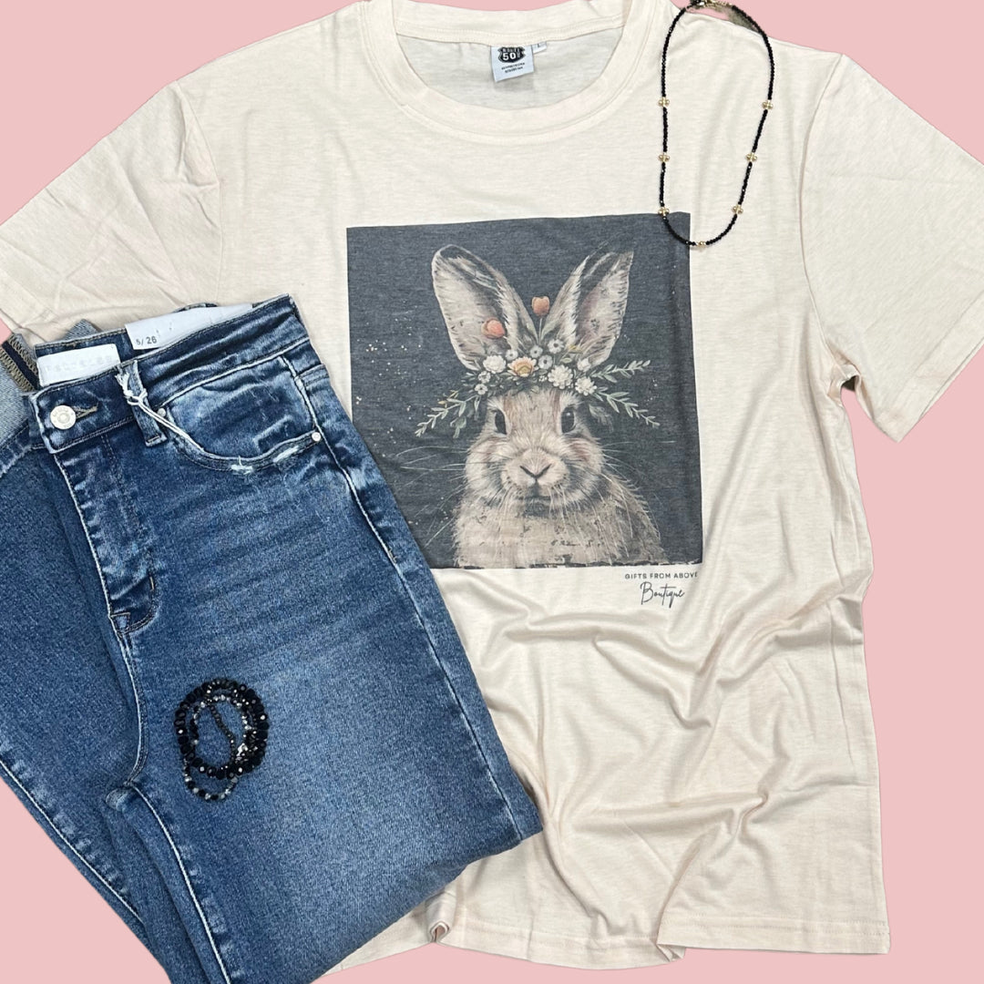 Boho Bunny Graphic Tee