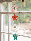 Stained Glass Daisies Window Hanging by Natural Life