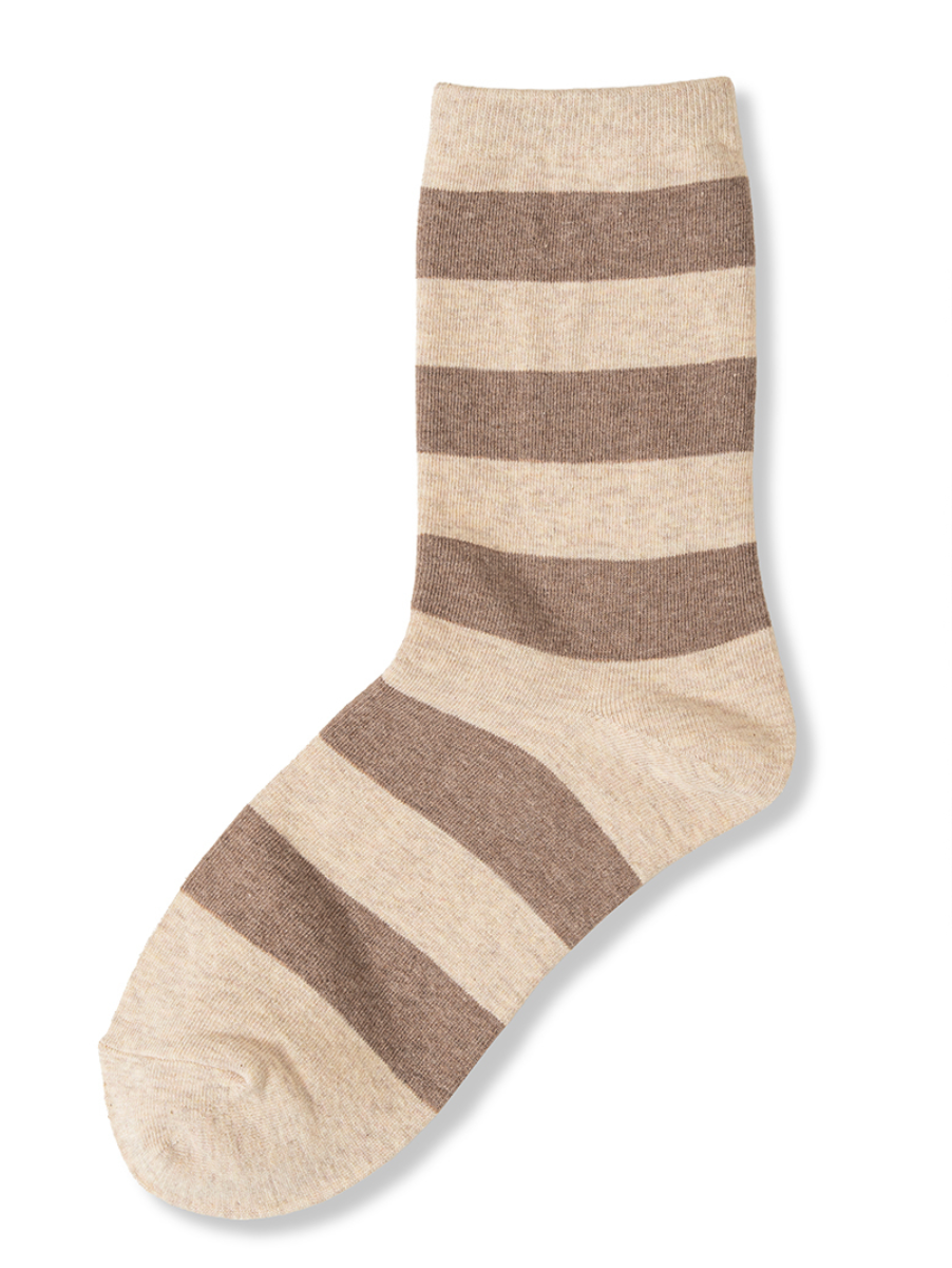 Stripe Crew Socks