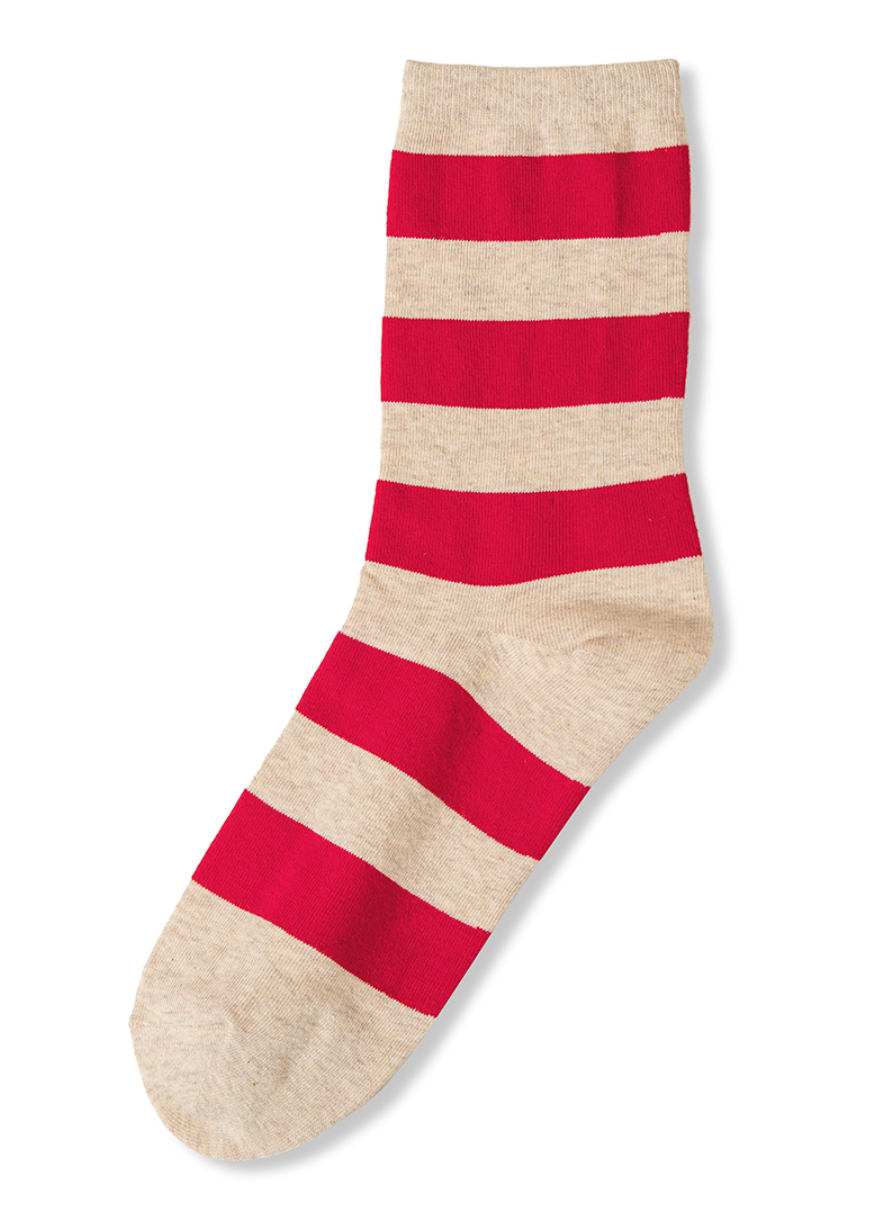 Stripe Crew Socks