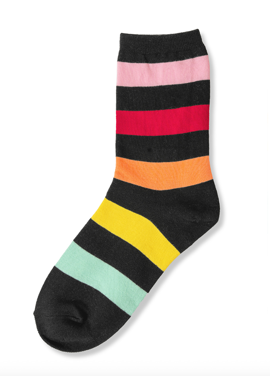 Stripe Crew Socks