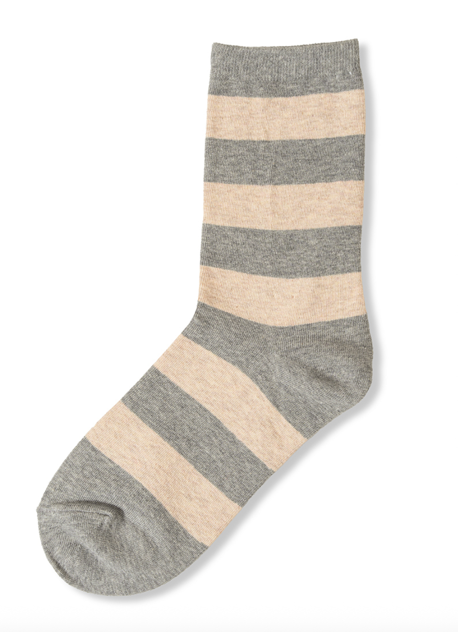 Stripe Crew Socks