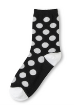 Polka Dot Crew Socks