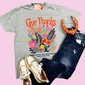 Give Thanks Floral Tee