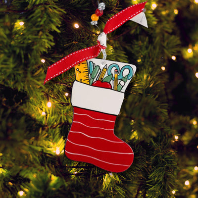 Teacher Stocking Ornament
