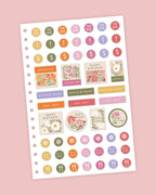 Wildflower Flower Market Undated Spiral Planner