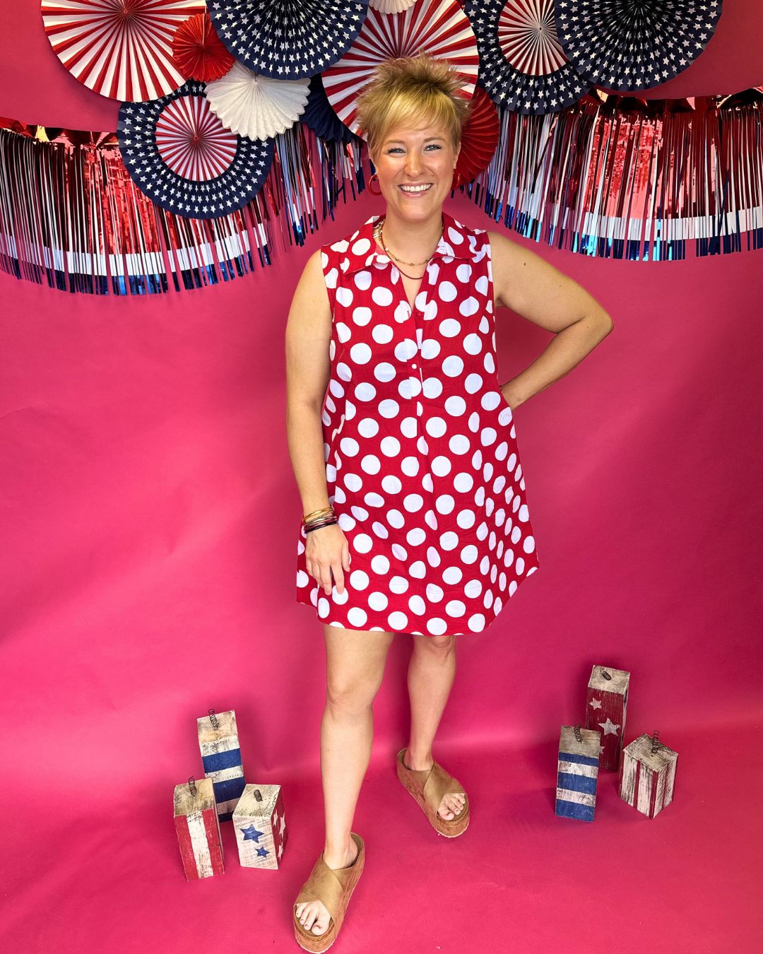 Spring Statement Dress in Red