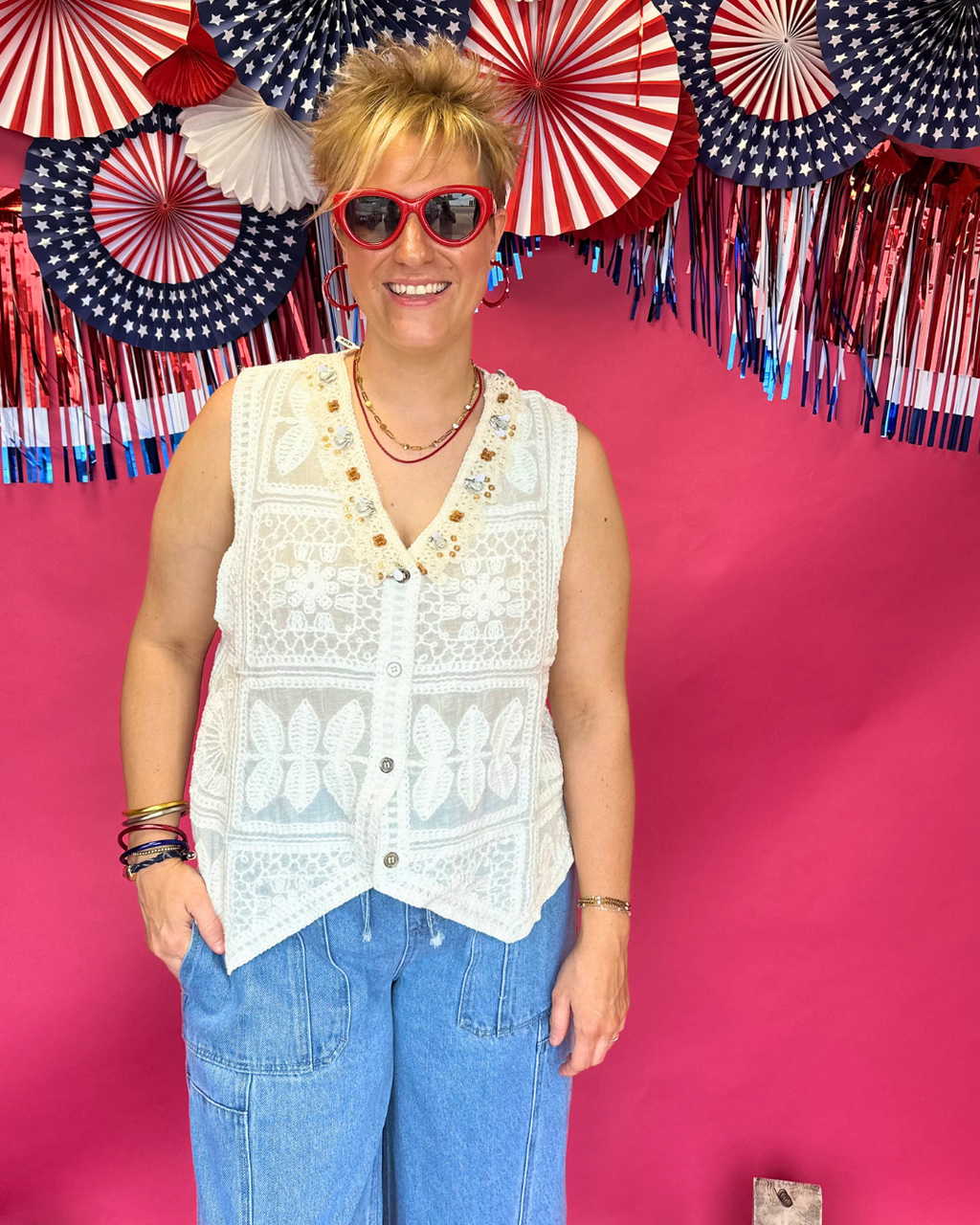 Honey Blossom Vest