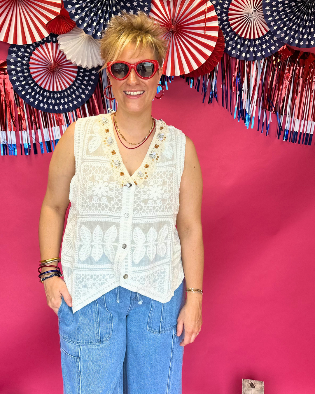 Honey Blossom Vest
