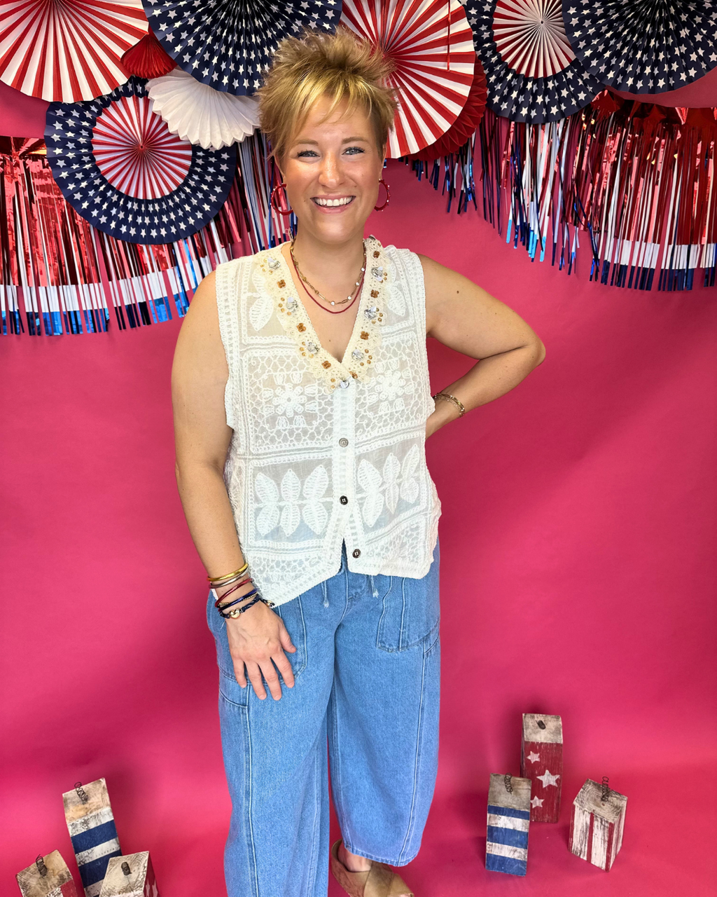 Honey Blossom Vest
