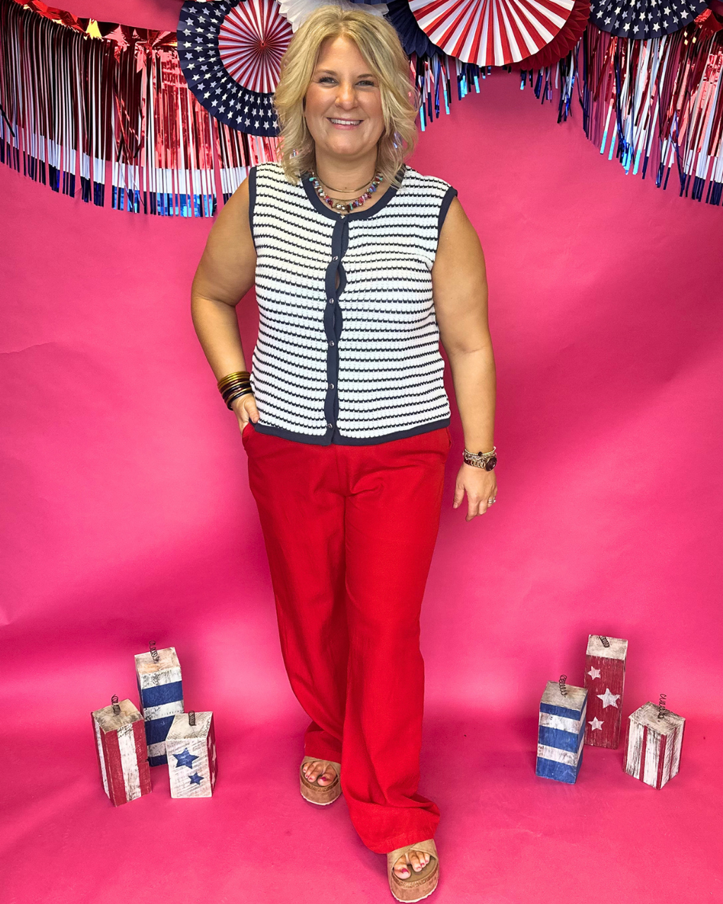 Market Stripe Top