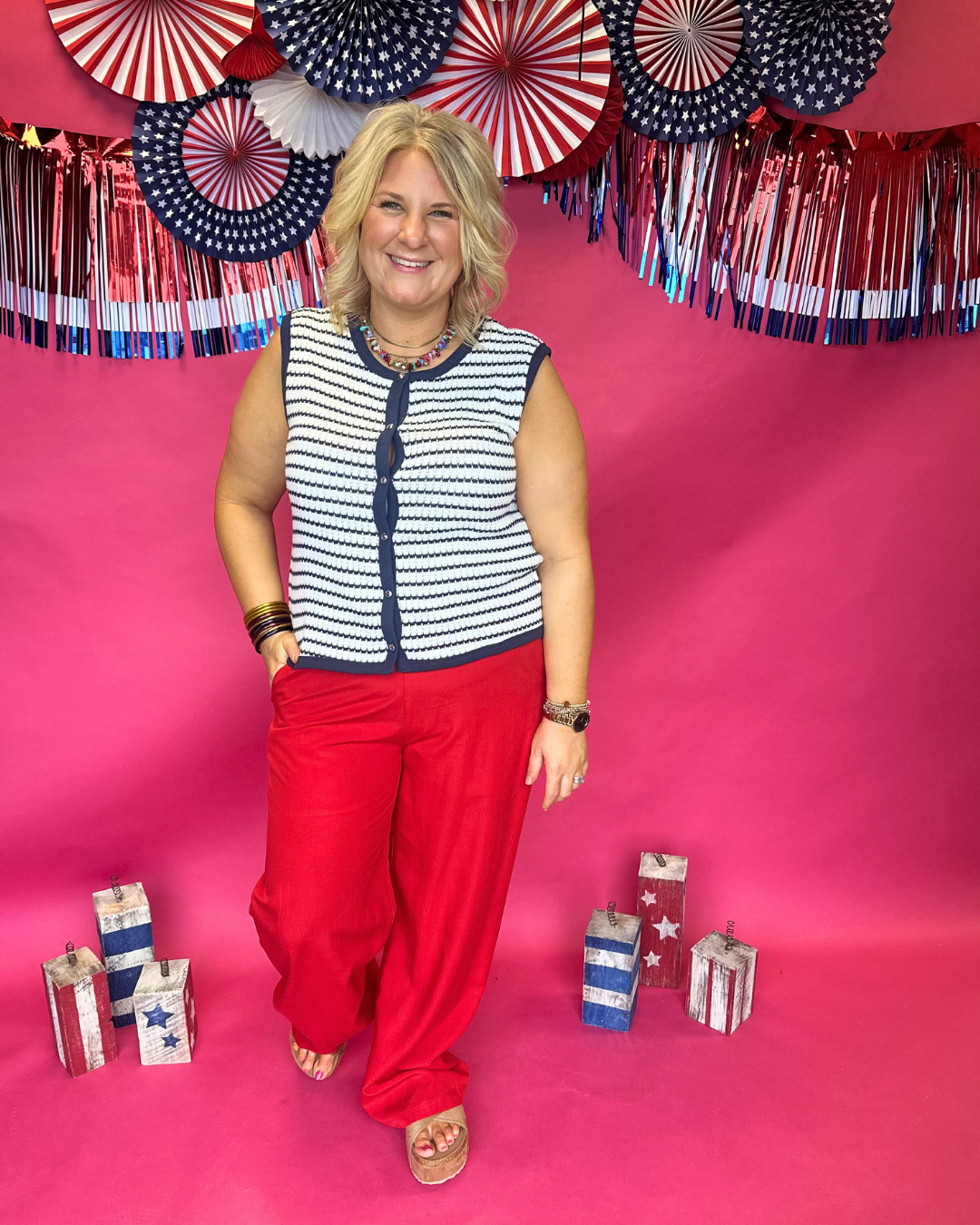 Market Stripe Top