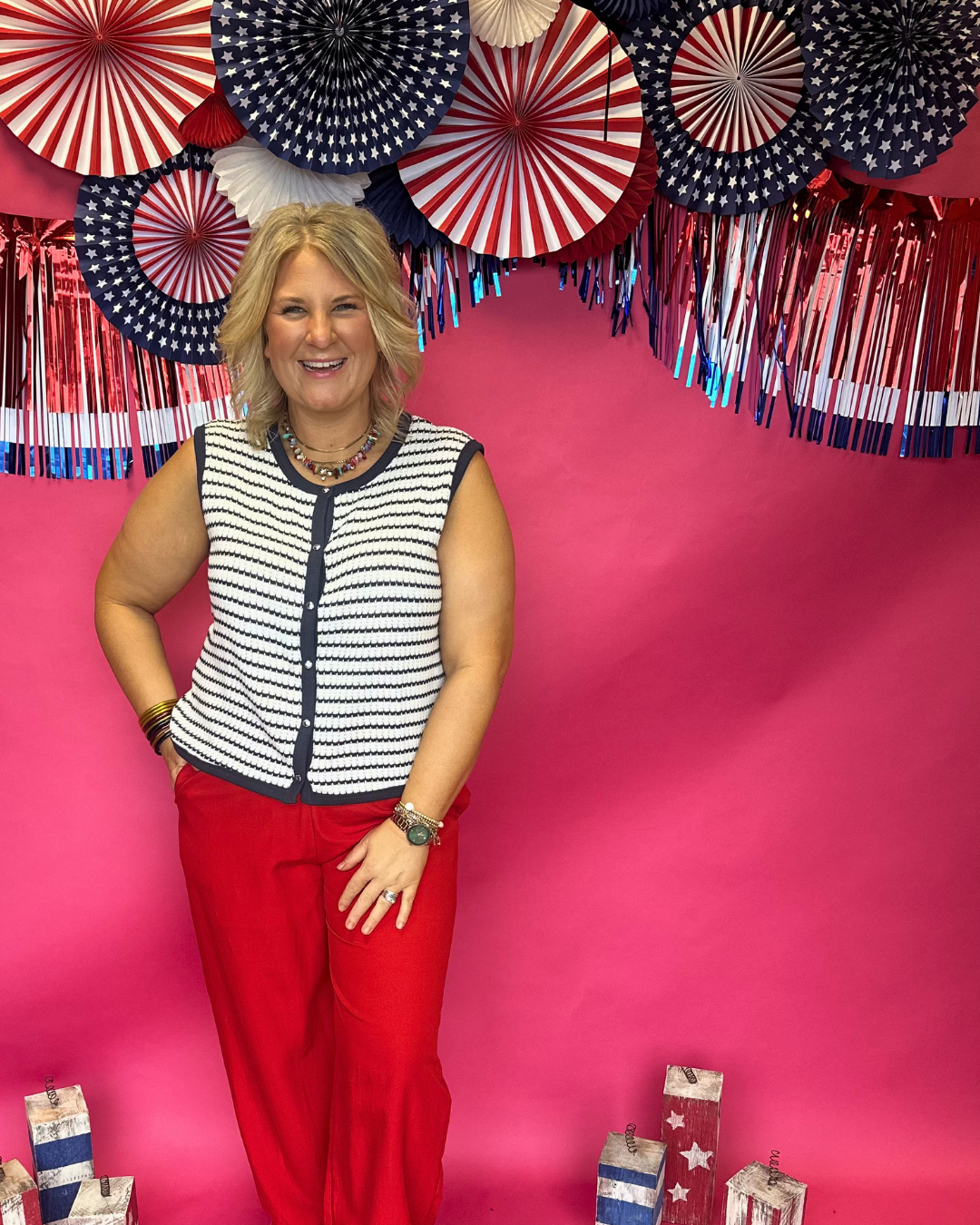 Market Stripe Top