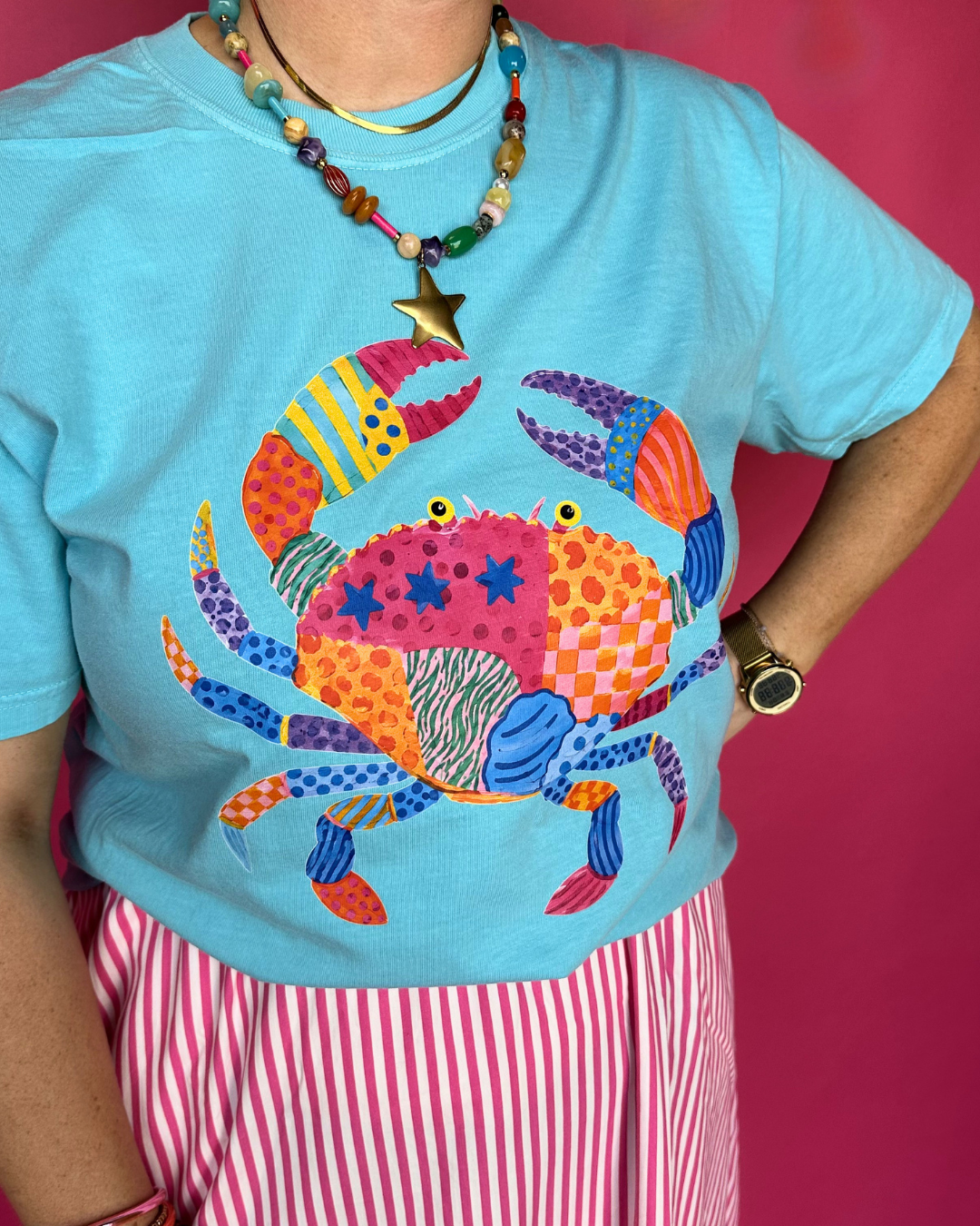 Colorful Crabbie Tee