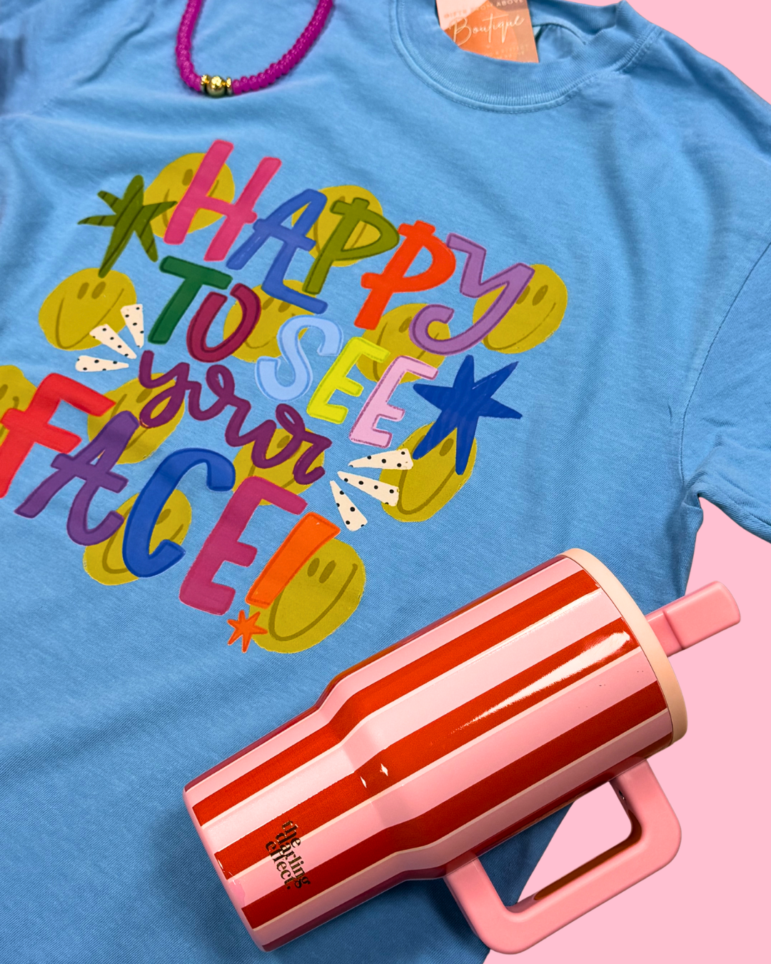 Happy To See Your Face Graphic Tee