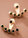 Grace & Glam Earrings in Black