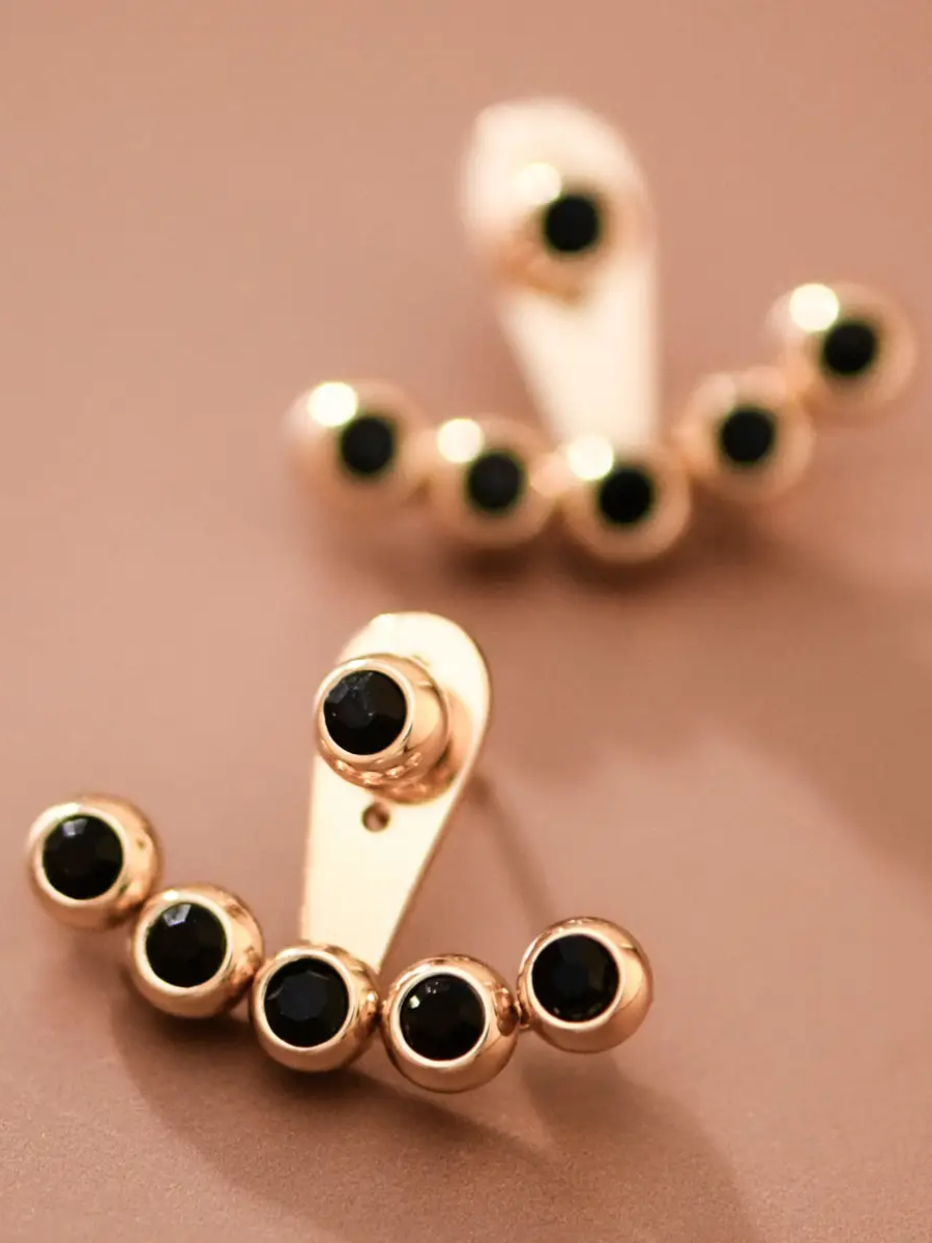 Grace & Glam Earrings in Black