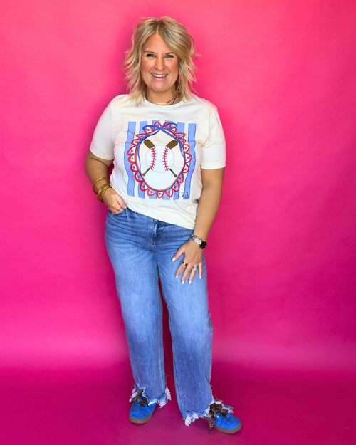 Baseball Coquette Graphic Tee