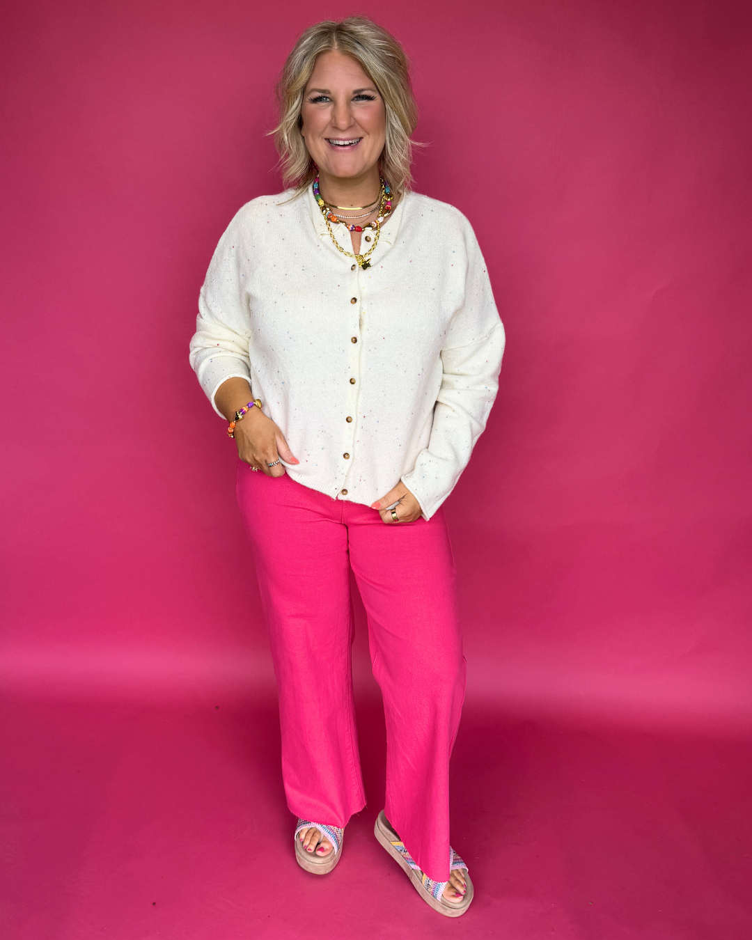 Sweet Escape Cardigan in Cream