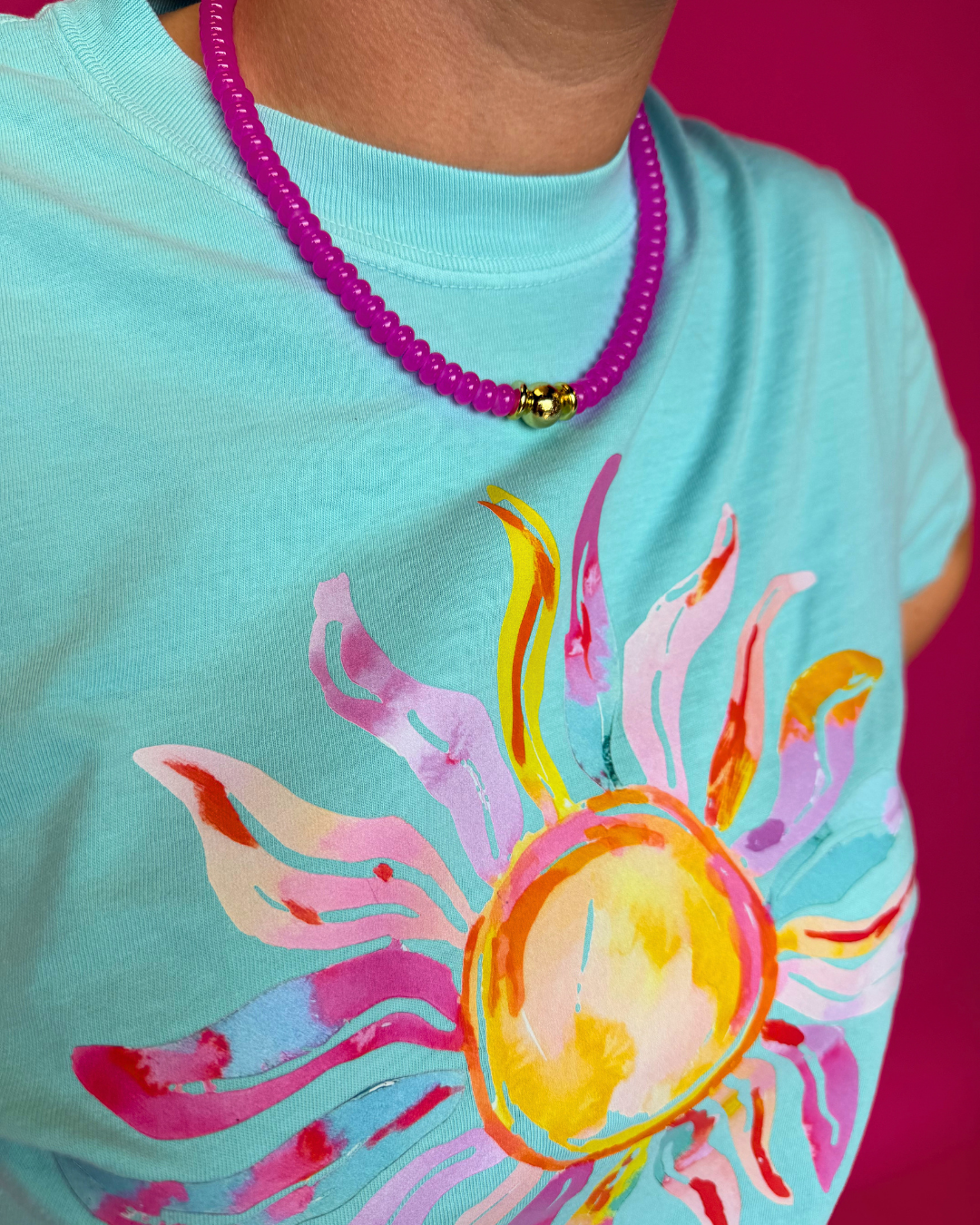 Neon Sunburst Tee