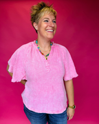 Wildflower Whisper Top in Pink