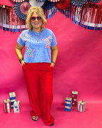 Star Spangled Patchwork Top