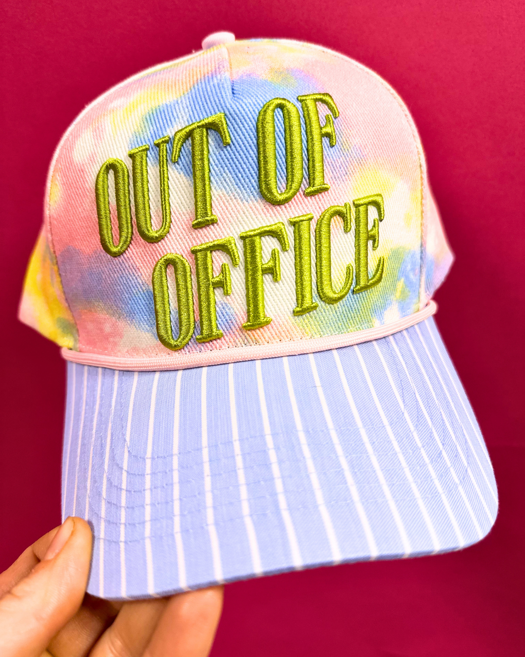 Out of Office Embroidered Baseball Cap