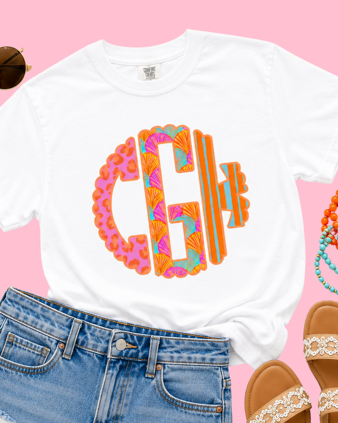 Summer Monogram Tee