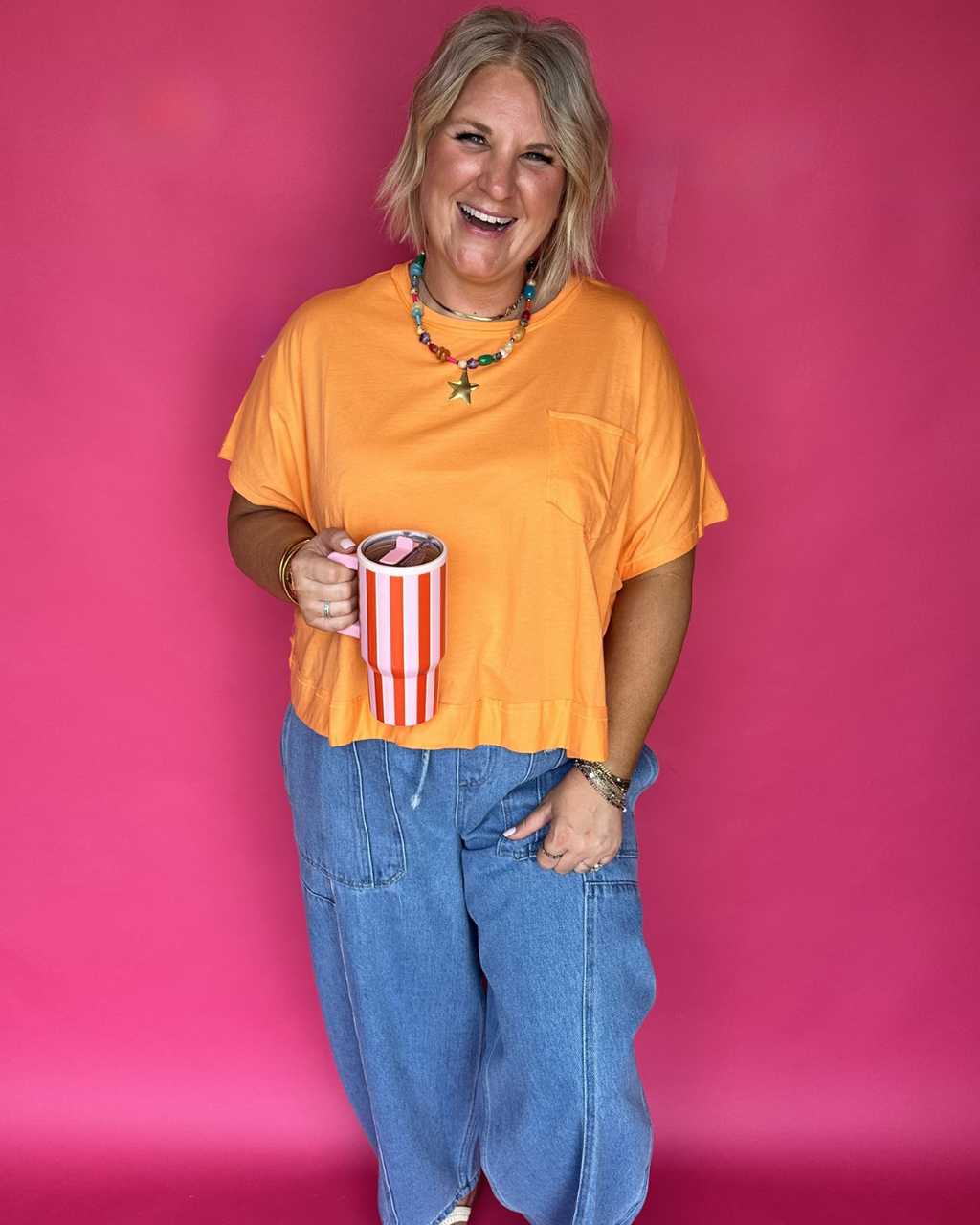 Sweet Citrus Tee in Orange