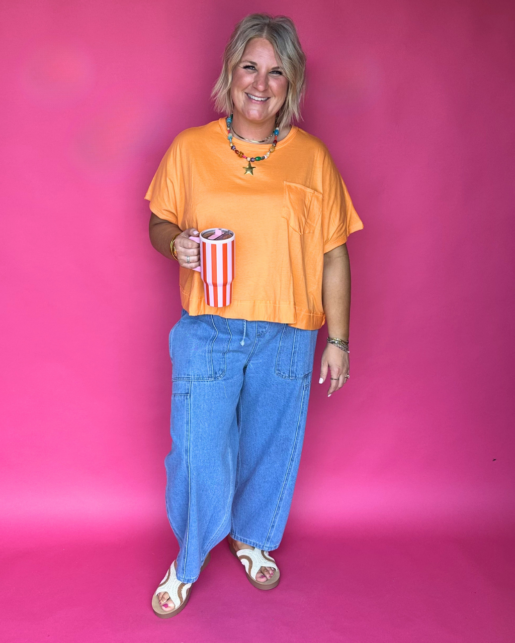 Sweet Citrus Tee in Orange